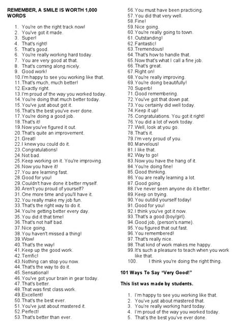 101 Ways To Say Very Good Pdf Leisure