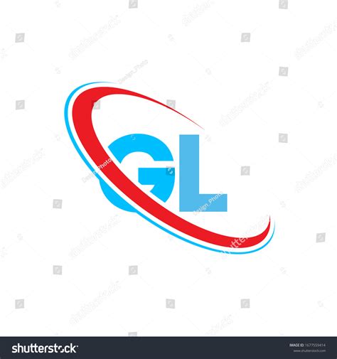 Gl G L Letter Logo Design Stock Vector Royalty Free 1677559414