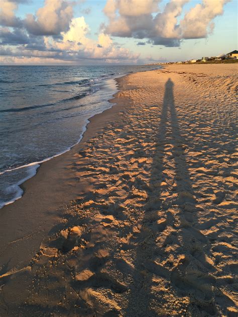 Long Shadow Selfie at Sunrise - Ruth E. Hendricks Photography