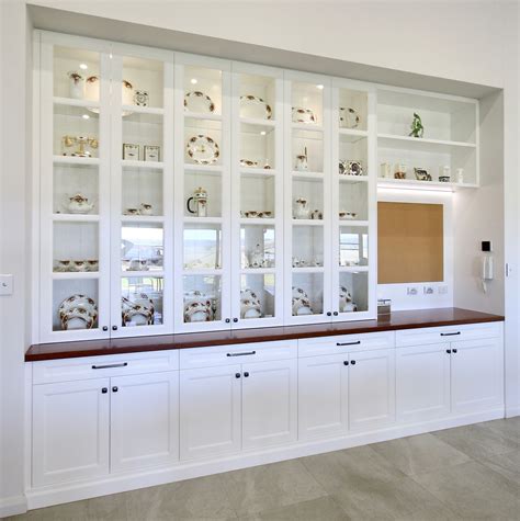 Display Cabinet Custom Designed And Manufactured Cabinet With Glass Display Doors And Insets