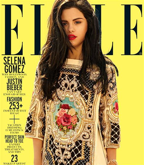 Just Fab Celebs Selena Gomez Covers July 2012 Elle Magazine