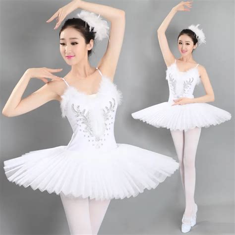 Adult Professional Swan Lake Tutu Ballet Costume Hard Organdy Platter Skirt Dance Dress Layers