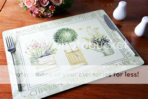 New Set Of 4 Extra Large Xl Topiary Placemats Table Mats By Creative Tops