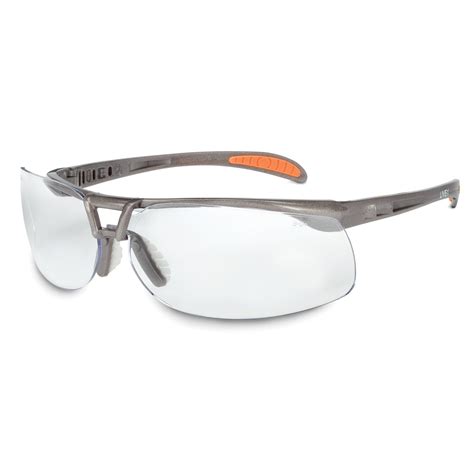 airgas hons4210 honeywell uvex protege® tan safety glasses with clear anti scratch hard coat