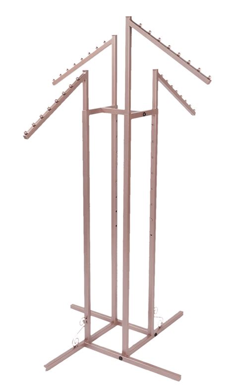 Buy 4 Way Clothing Rack Rose Gold Slant Arms Online At Lowest Price