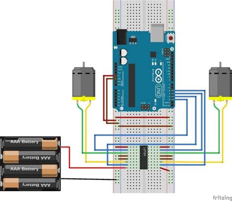 Arduino How To Control Dc Motors With L D Motor Driver Arduino Porn