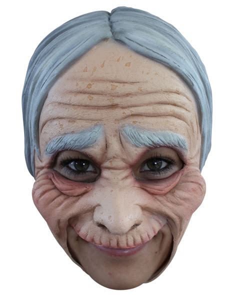 Grandma Mask With Falten For Carnival Horror