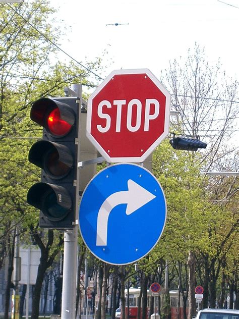 Stop And Turn Right Free Photo Download Freeimages