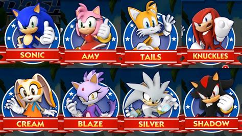 Sonic Vs Shadow Vs Silver Vs Knuckles Vs Tails