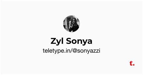 Zyl Sonya — Teletype