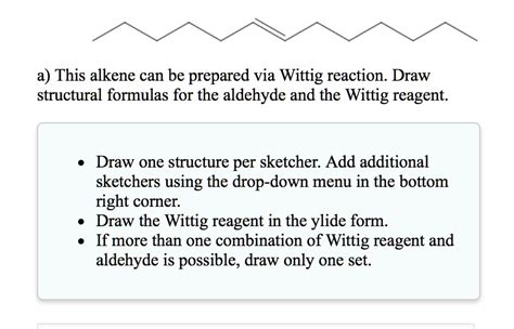 SOLVED This Alkene Can Be Prepared Via Wittig Reaction Draw