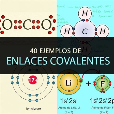 40 Ejemplos De Enlaces Covalentes Qué Son Y Que Tipos Hay Ejemplos De