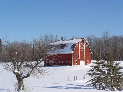 Winter Barn Scenes Wallpaper Wallpapersafari