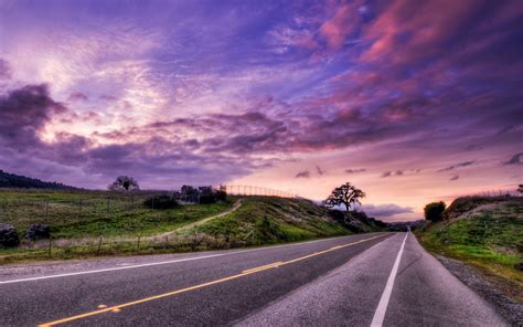 Download Landscape Road Sunset Wallpaper Landscapes By Cynthiawagner