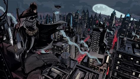 Batman Gotham City Dc Comics 4k Wallpaperhd Superheroes Wallpapers4k