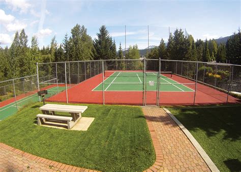 Whistler Tennis Courts Tantalus Resort Lodge