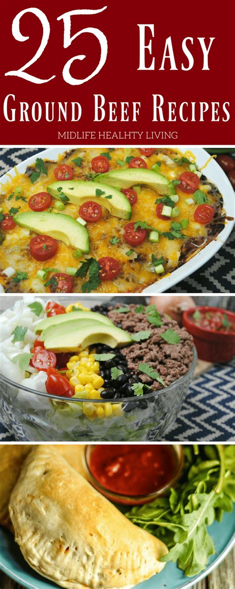 Make 'em for breakfast, lunch, and dinner. 25 Easy Ground Beef Recipes