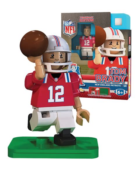 New England Patriots Nfl Oyo Sports Mini Figure Tom Brady Throwback