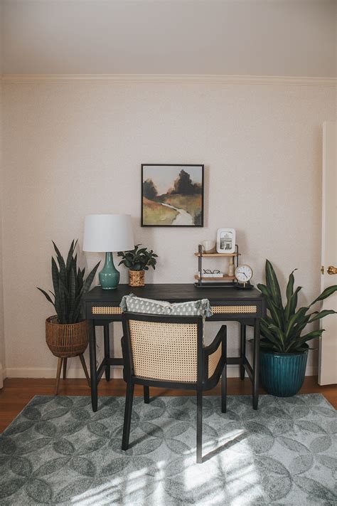 My Diy Earthy Modern Office Makeover Dream Green Diy