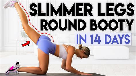 SLIM LEGS And ROUND BOOTY In 14 Days 10 Minute Home Workout Atelier