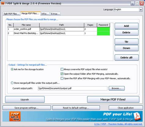 Download 7 Pdf Split And Merge Portable V230 Freeware Afterdawn