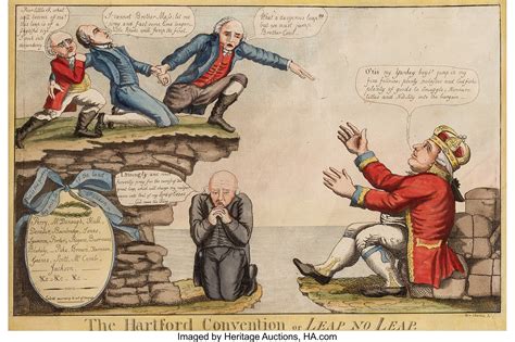 War Of 1812 Hartford Convention Satirical Cartoon By William Lot