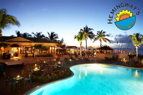 Hemingways Bar Restaurant Is Located At The Sands At Grace Bay A