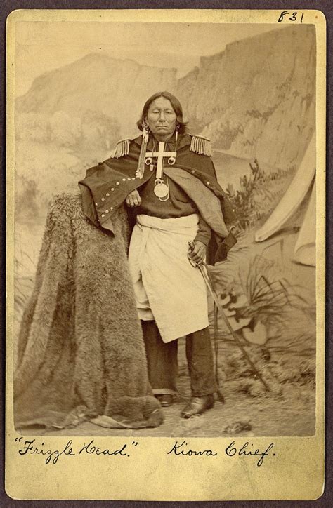 Frizzle Head Kiowa In Indian Territory 1 Native American Indians