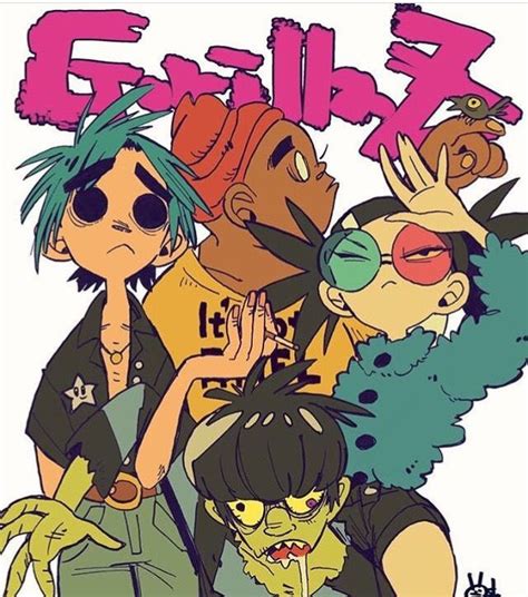 Pin By Tish P On Gorillaz Gorillaz Fan Art Gorillaz Art Gorillaz