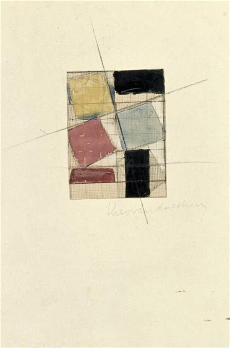 Composition Study 1930 Theo Van Doesburg Davos Action Painting