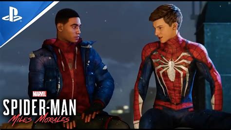 Peter Tells Miles Hes Leaving Spider Man Miles Morales Hd Youtube