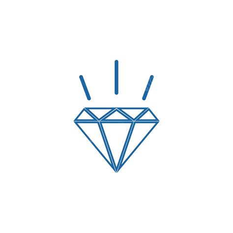 Diamond Logo Template Vector Icon Illustration Isolated Jewelry P Logo