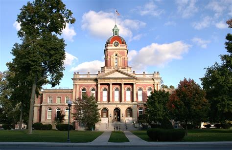 Goshen Indiana Courthouse Hoosier State Chronicles Indianas Digital