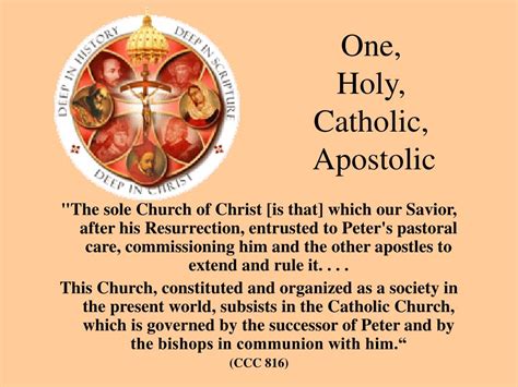 Ppt The Church Is One Holy Catholic Apostolic Powerpoint