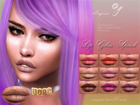 The Sims Resource Lip Gloss Spark