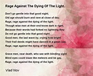 Rage Against The Dying Of The Light. - Rage Against The Dying Of The ...