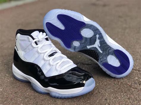 The white midsole sits atop an icy blue. Air Jordan 11 Concord 2018 Release Date - Sneaker Bar Detroit
