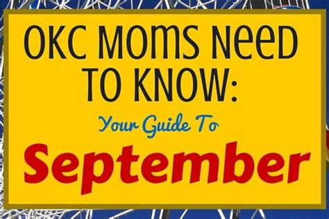 okc moms need to know your guide to september city mom okc oklahoma city mom blogs metro