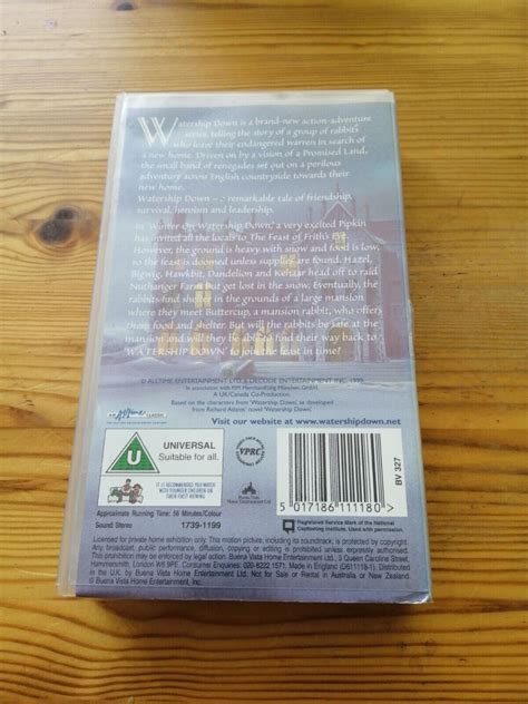 WATERSHIP DOWN WINTER ON WATERSHIP DOWN VHS Video Rick Mayall Dawn French EBay