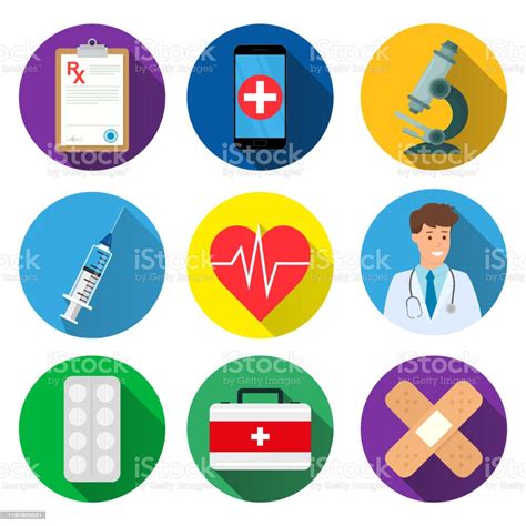 Set Of Medical Icons Stock Illustration Download Image Now