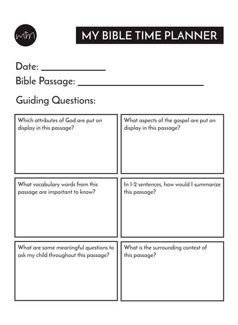 9 Best Printable Bible Study Notes