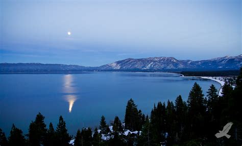 South Lake Tahoe Moonrise Weekends Go By Quick A Quick Flickr