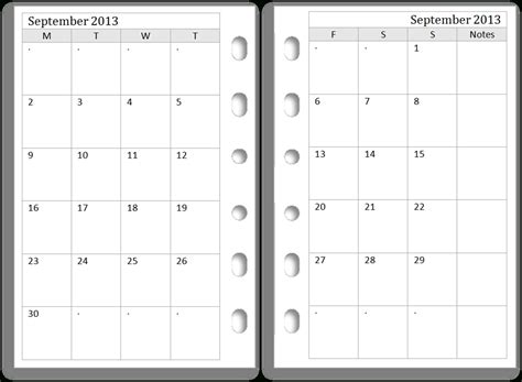 2 Month Calendar Template Printable Calendar Template Printable