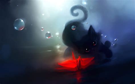 Fantasy Cat Hd Wallpaper By Apofiss