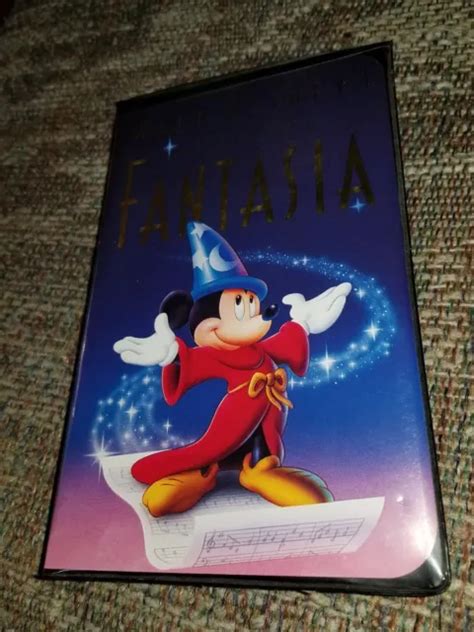 Walt Disney S Masterpiece Fantasia Vhs Clamshell Movie Mickey Mouse