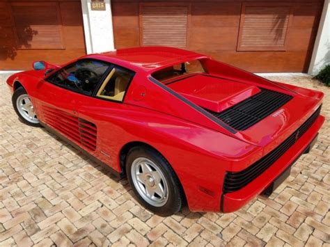 Ferrari Classiche Certification Classic Ferrari Testarossa 1985 For Sale