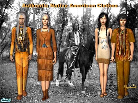 The Sims Resource Authentic Native American Clothes