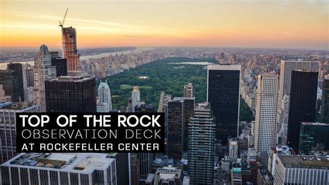 Rockefeller Center Top Of The Rock Observation Deck New York City