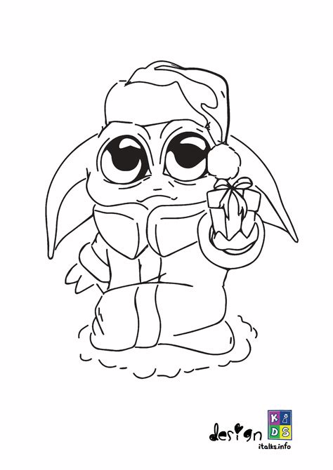 Free Printable Baby Yoda Coloring Pages