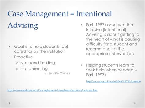 Ppt Case Management An Intentional Advising Model Powerpoint